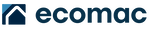 Logo de Ecomac en azul